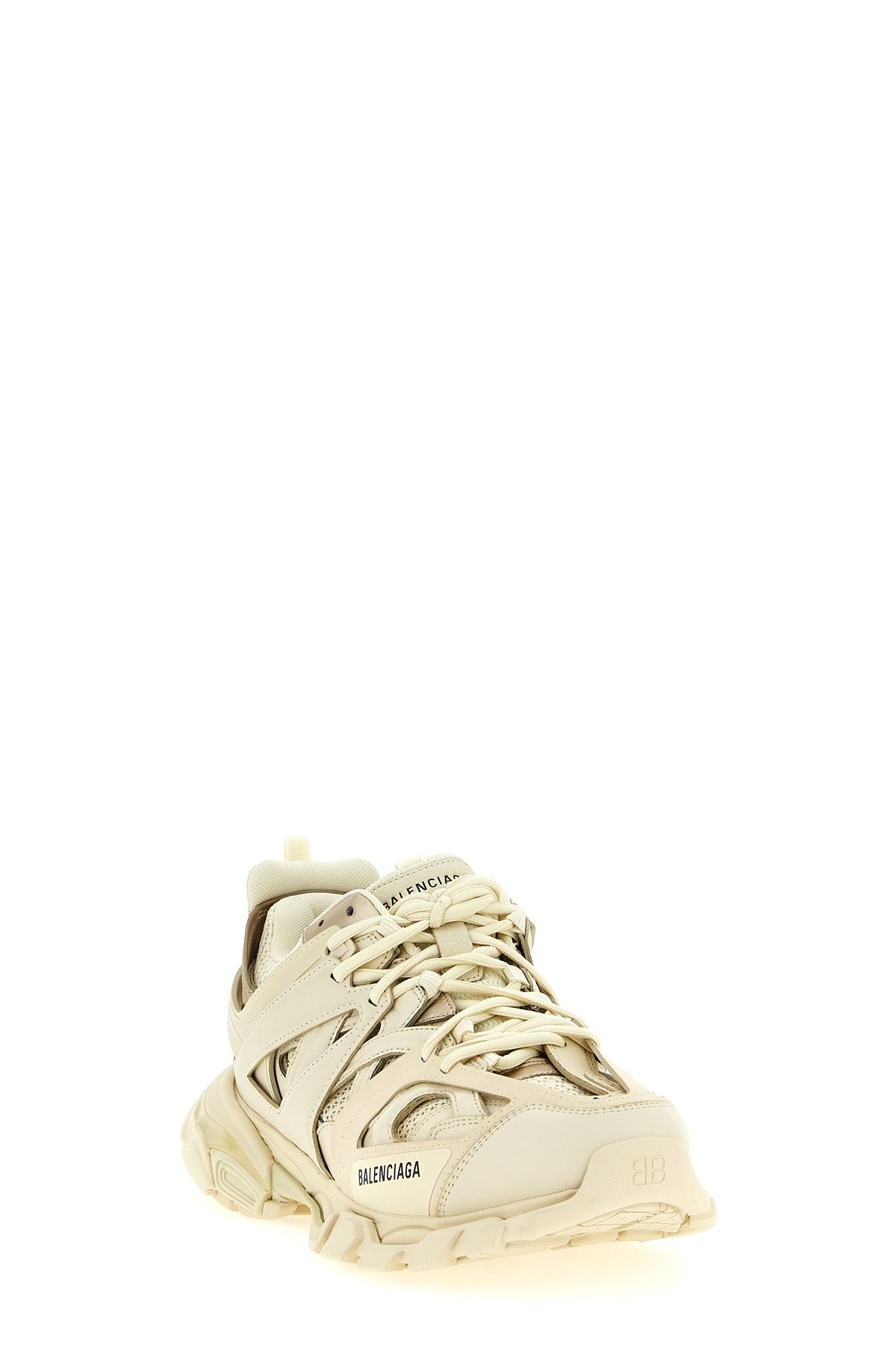 track mesh and nylon sneakers