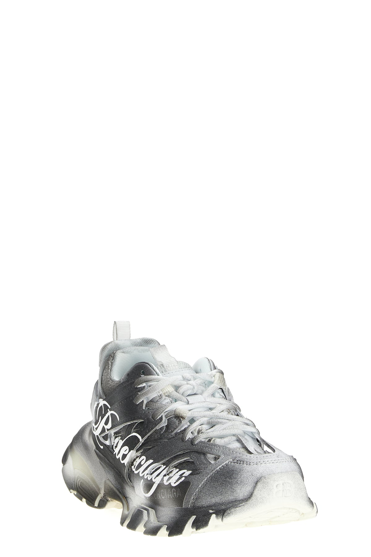the balenciaga track stencil logo sneakers redefine contemporary footwear thro