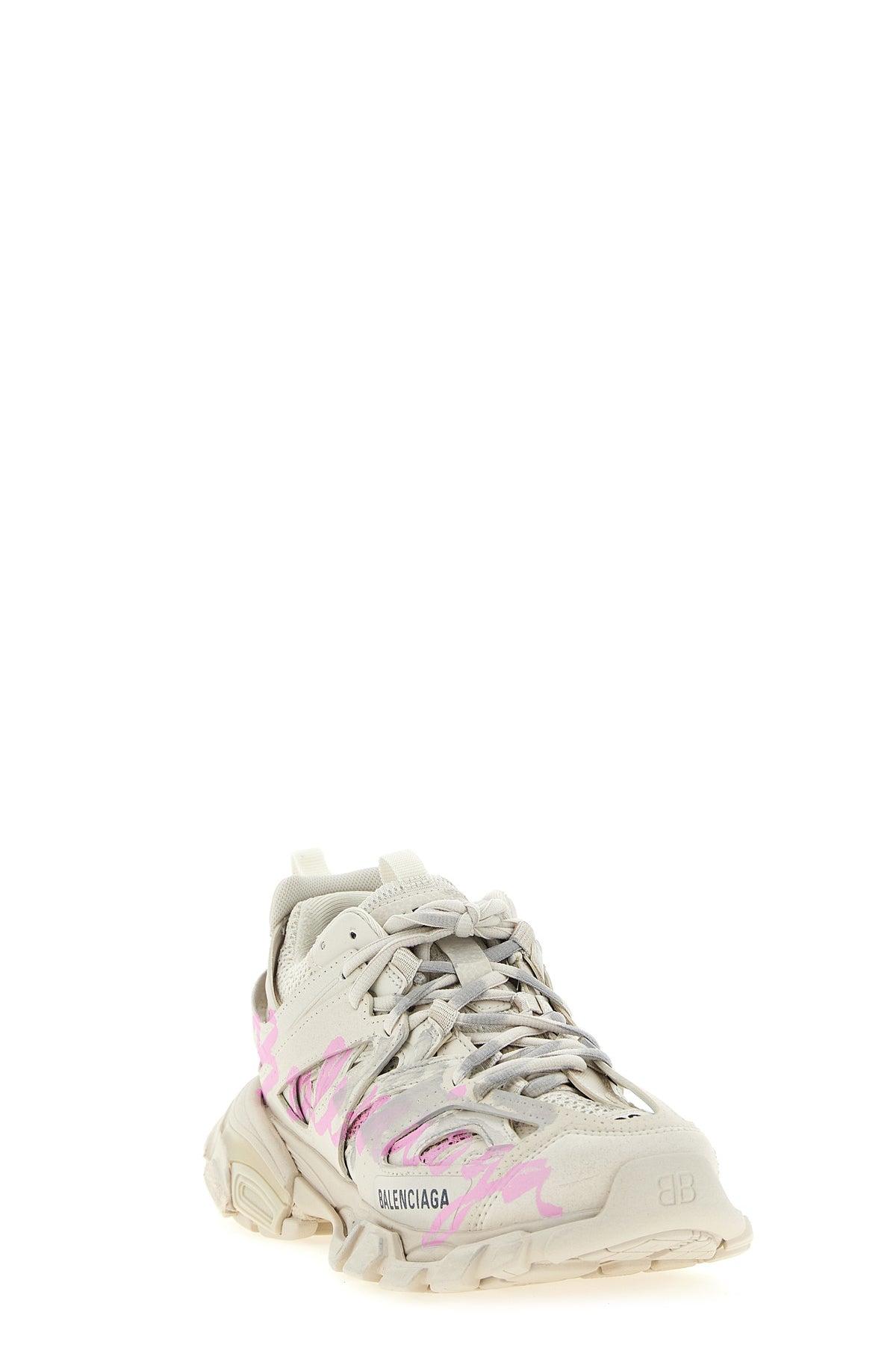 track mesh and nylon sneakers