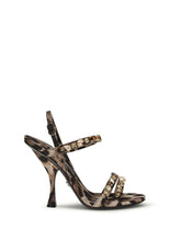 DOLCE & GABBANA 36 keira leopard-print sandals