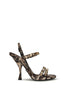 DOLCE & GABBANA 36 keira leopard-print sandals