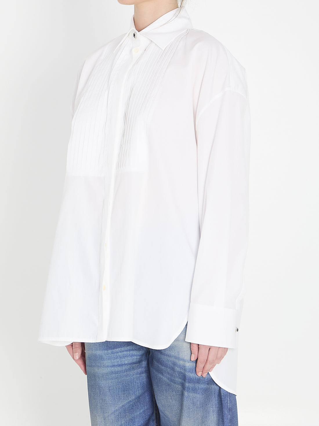 GOLDEN GOOSE S oversized cotton shirt