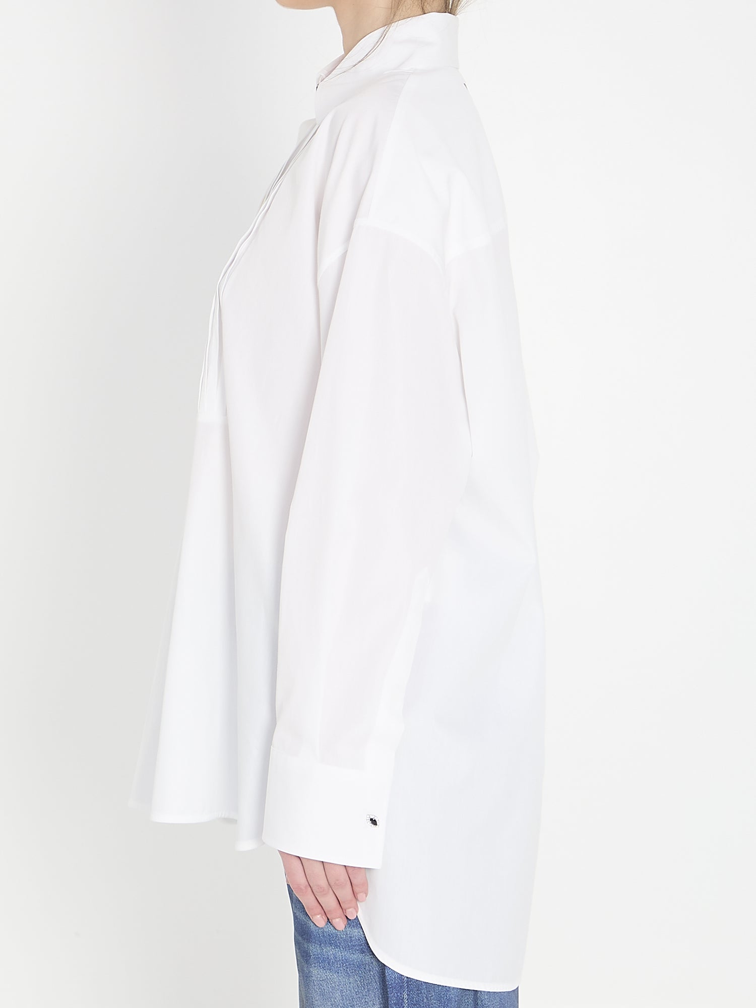 GOLDEN GOOSE S oversized cotton shirt