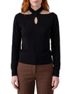 cross-neck top