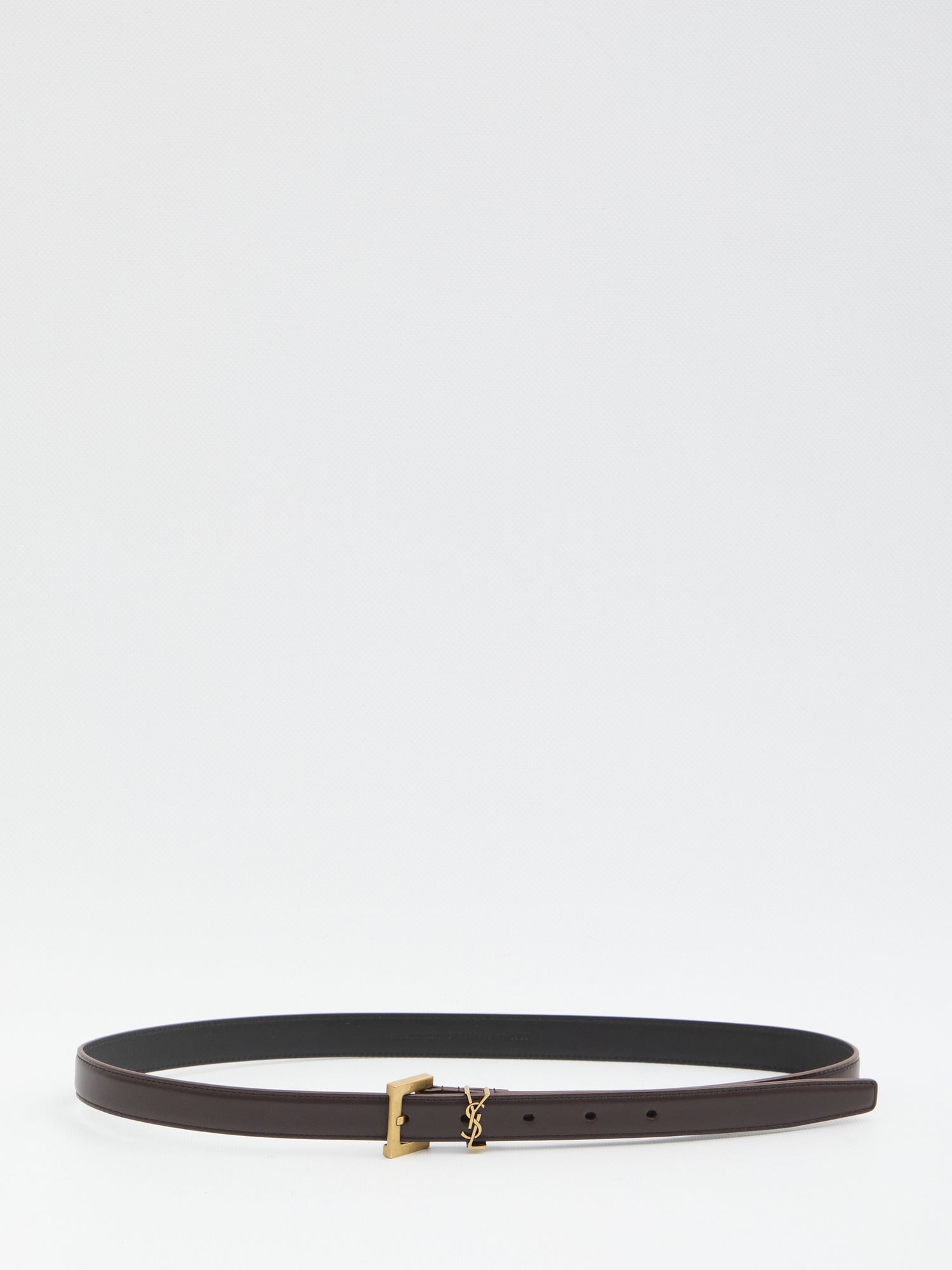 SAINT LAURENT 75 cassandre thin belt