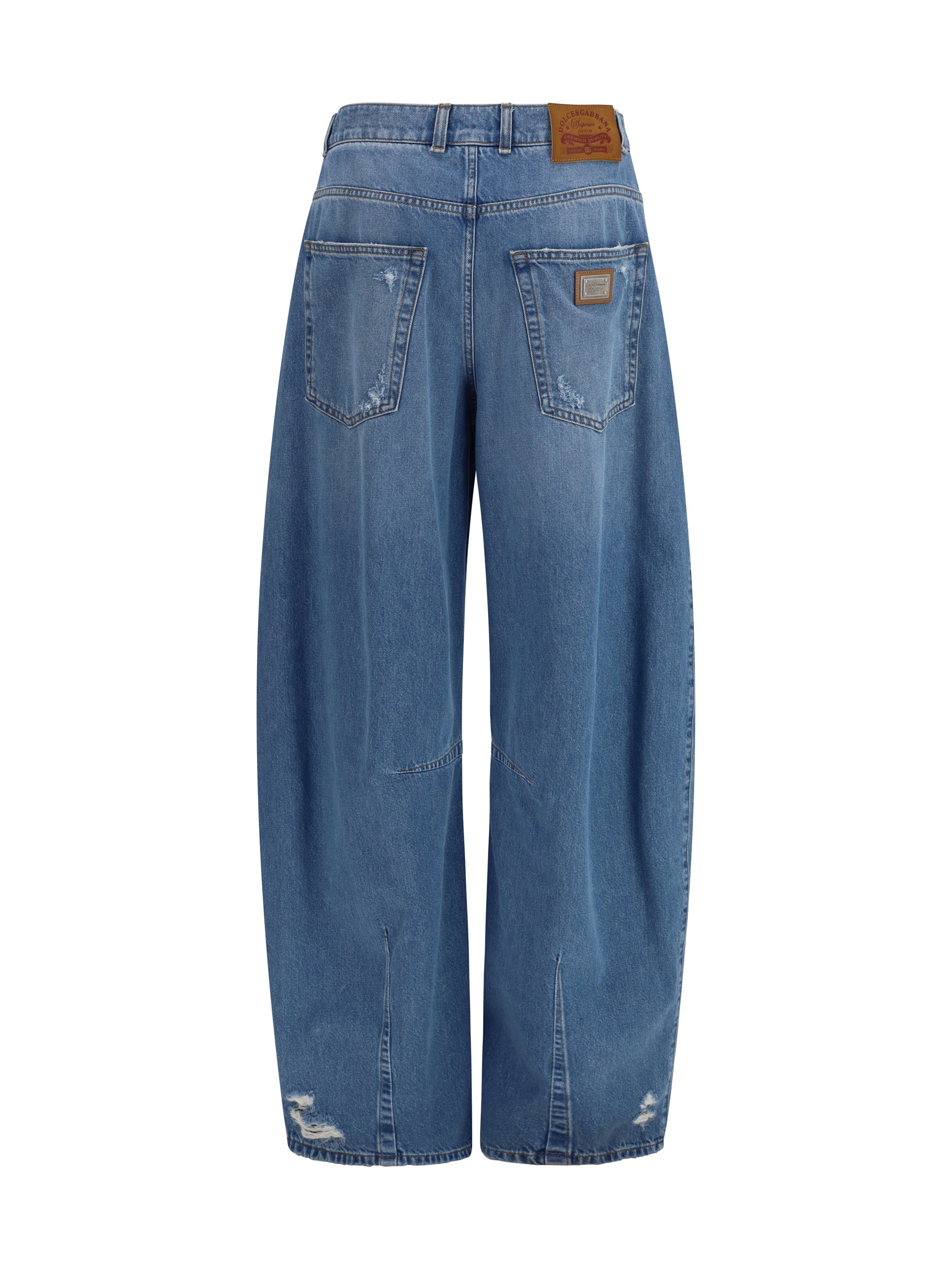 distressed jeans