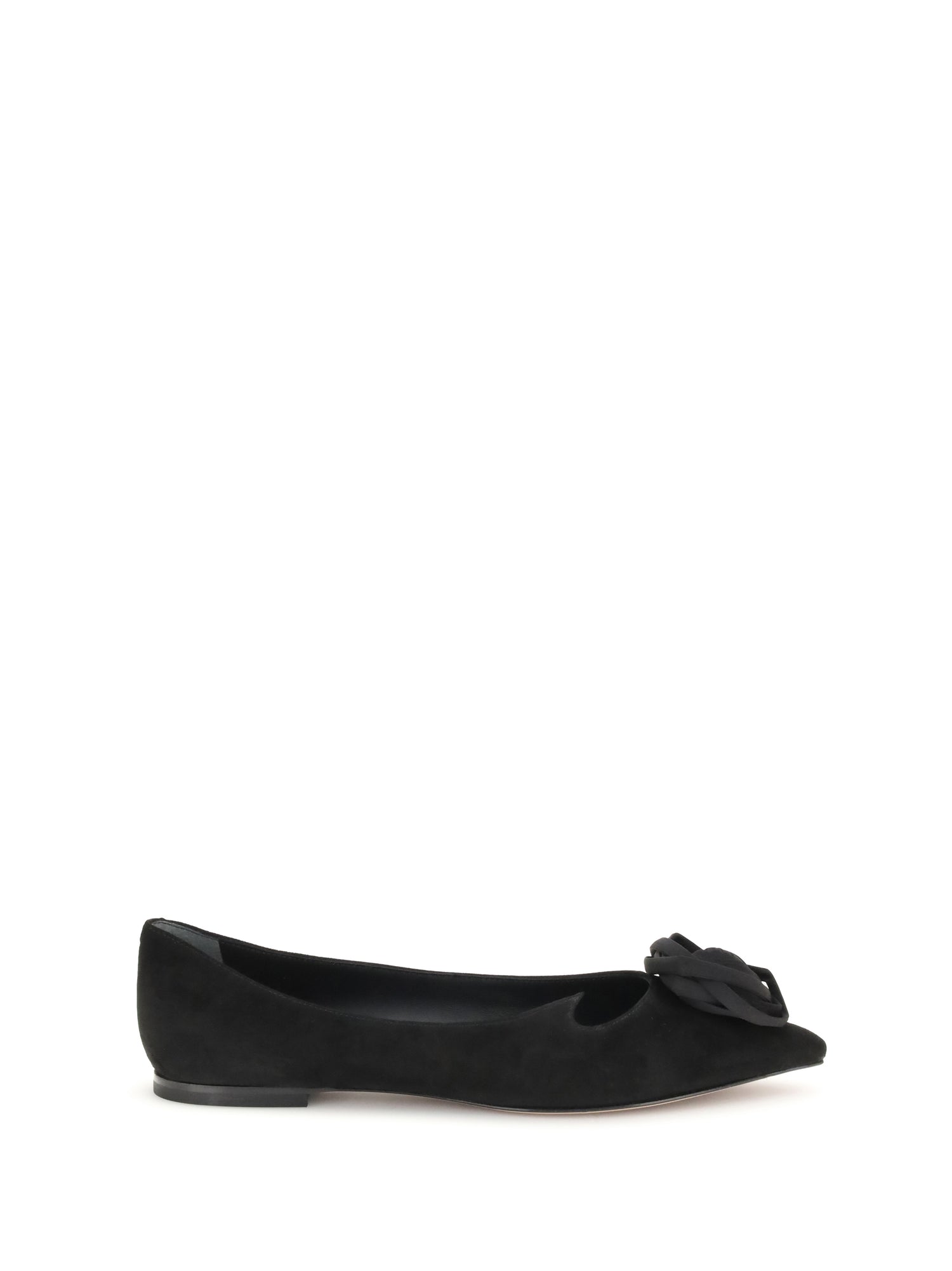 ROGER VIVIER 37 rose ballet flats