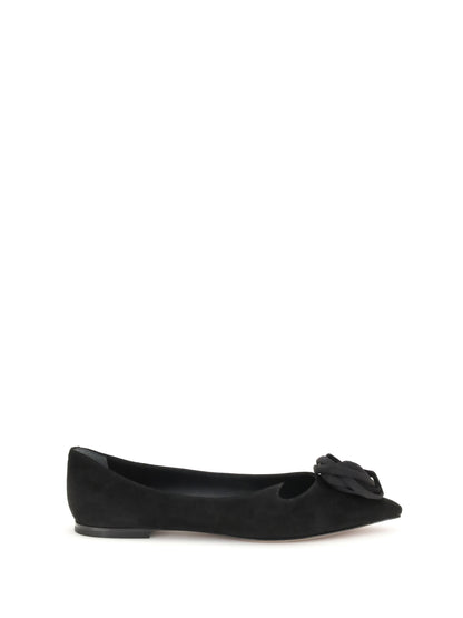 ROGER VIVIER 37 rose ballet flats