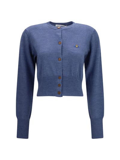 bea cropped wool cardigan