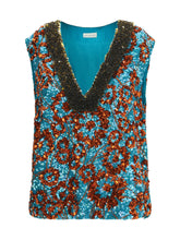 DRIES VAN NOTEN 38 sequined top