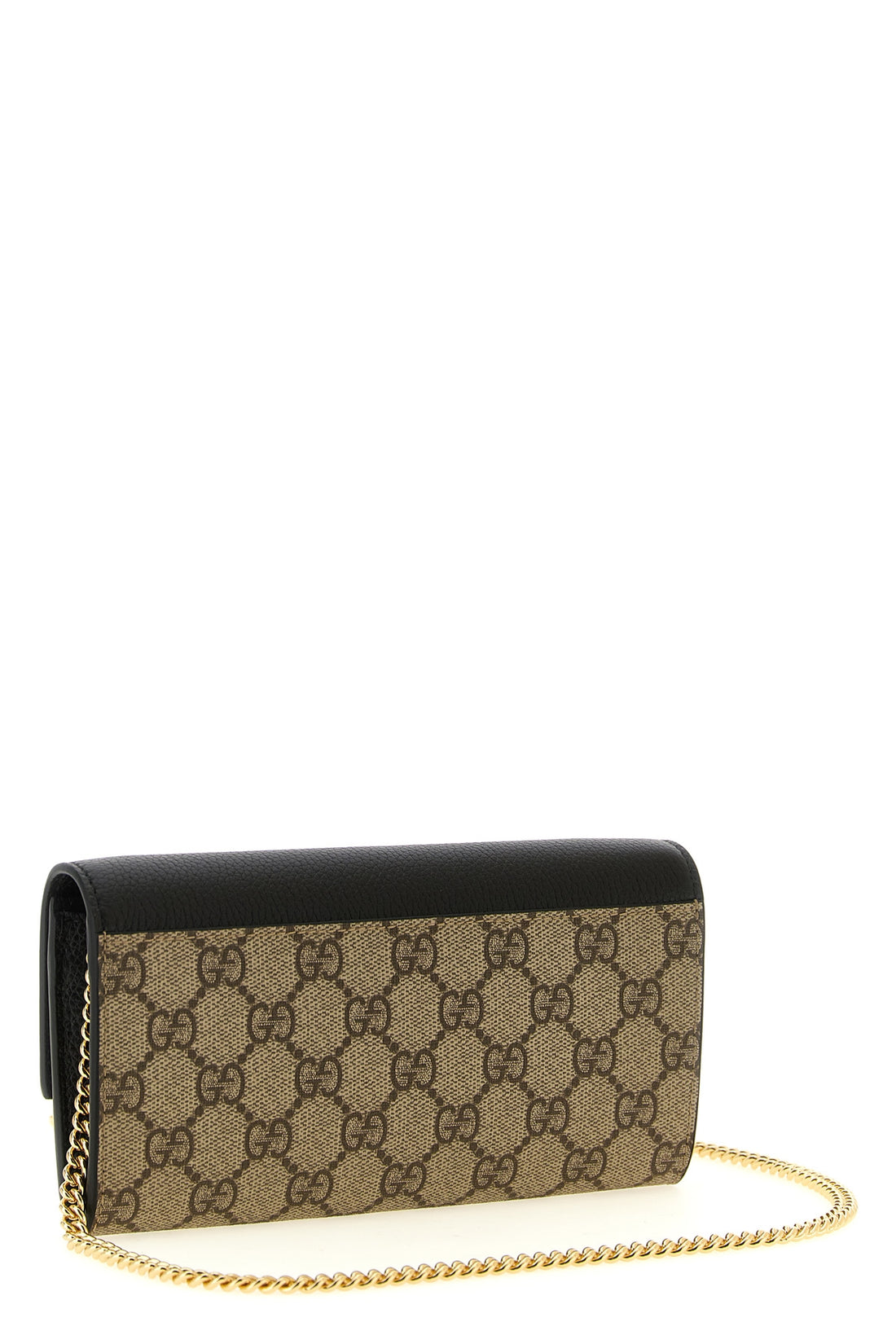 GUCCI OS the gucci gg marmont wallet on chain features a structured rectangular silhoue