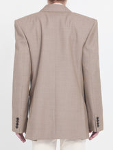 SAINT LAURENT 38 wool double-breasted jacket 