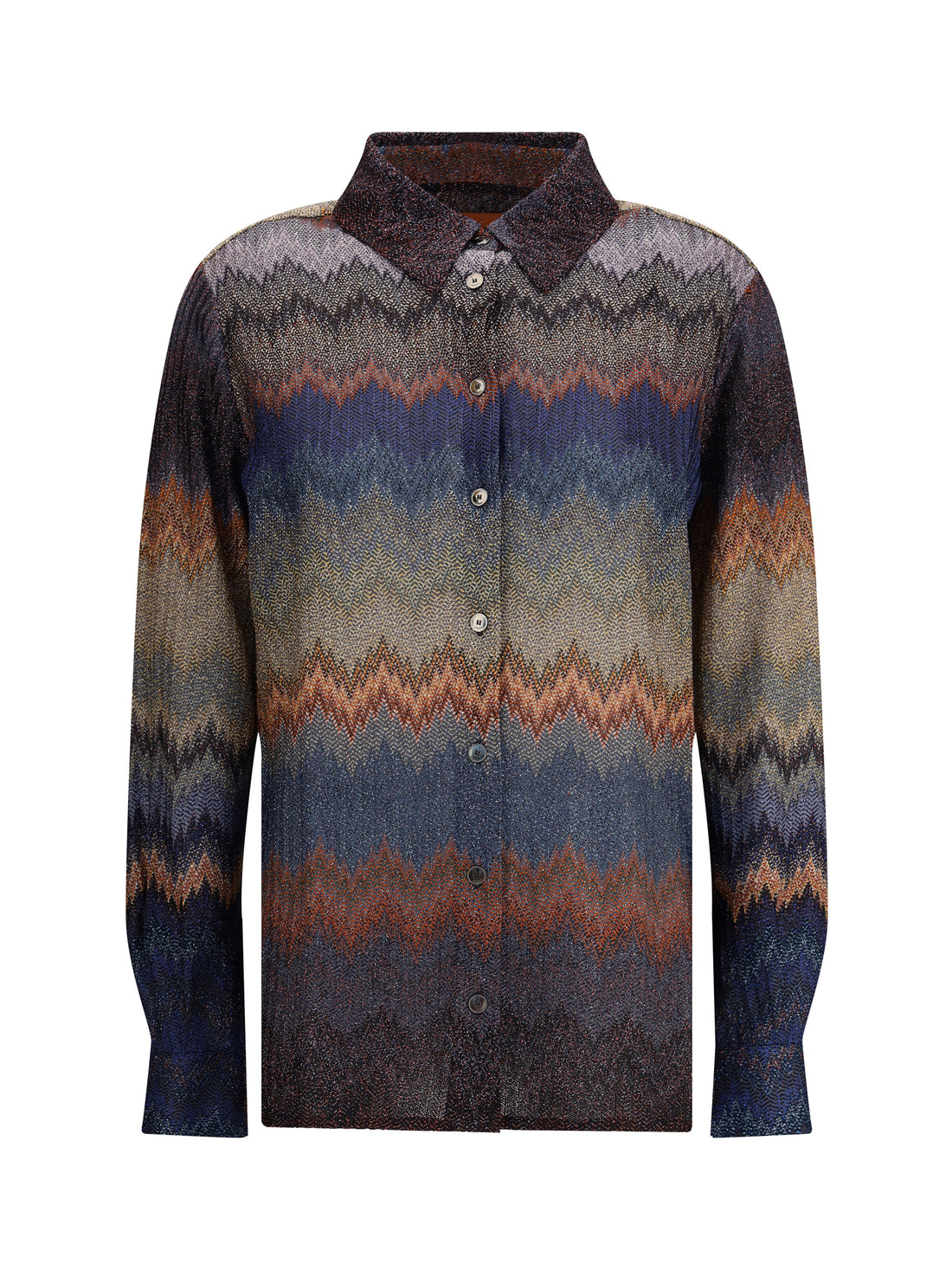 MISSONI 42 viscose snake pattern shirt