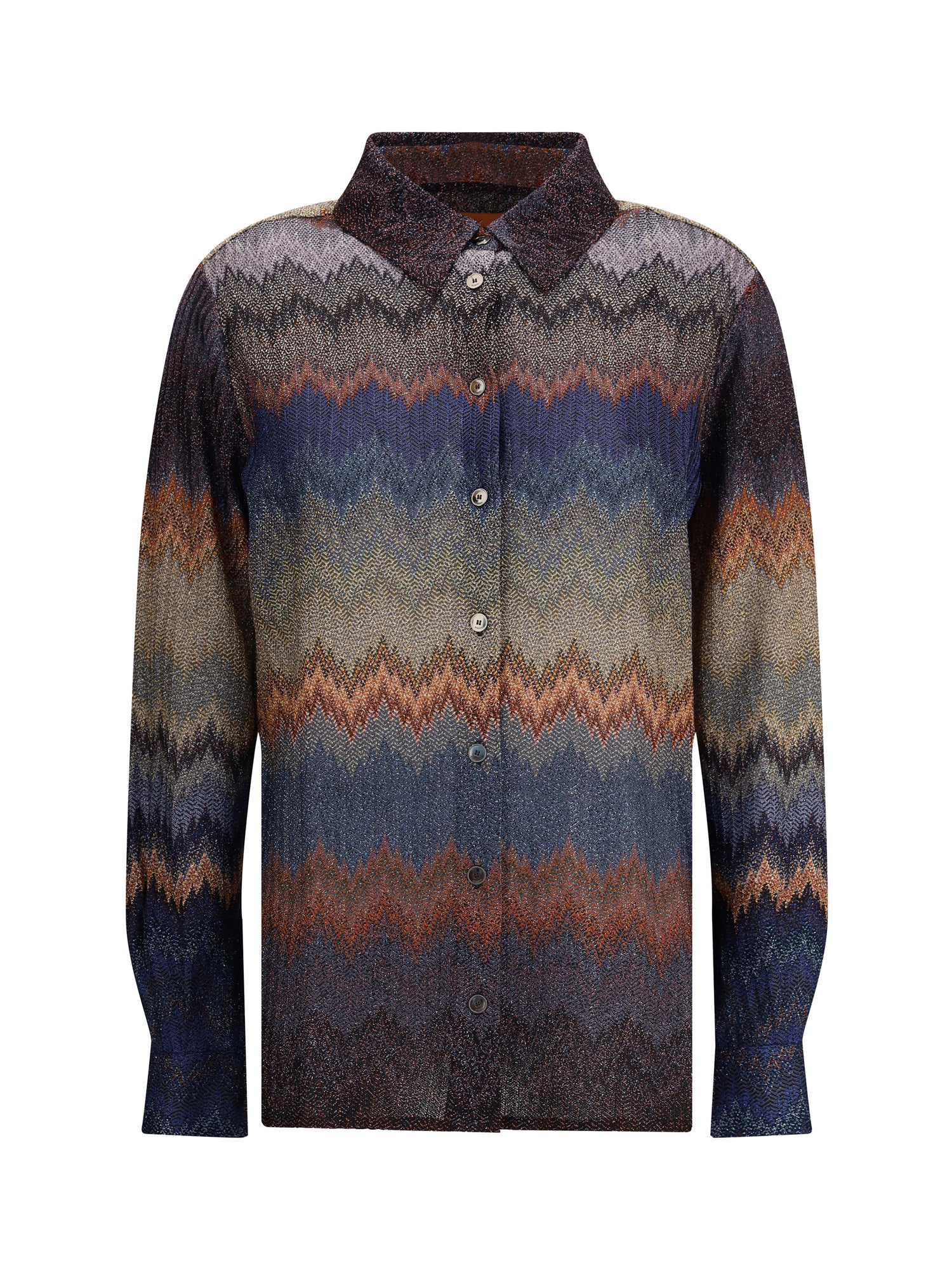 MISSONI 42 viscose snake pattern shirt