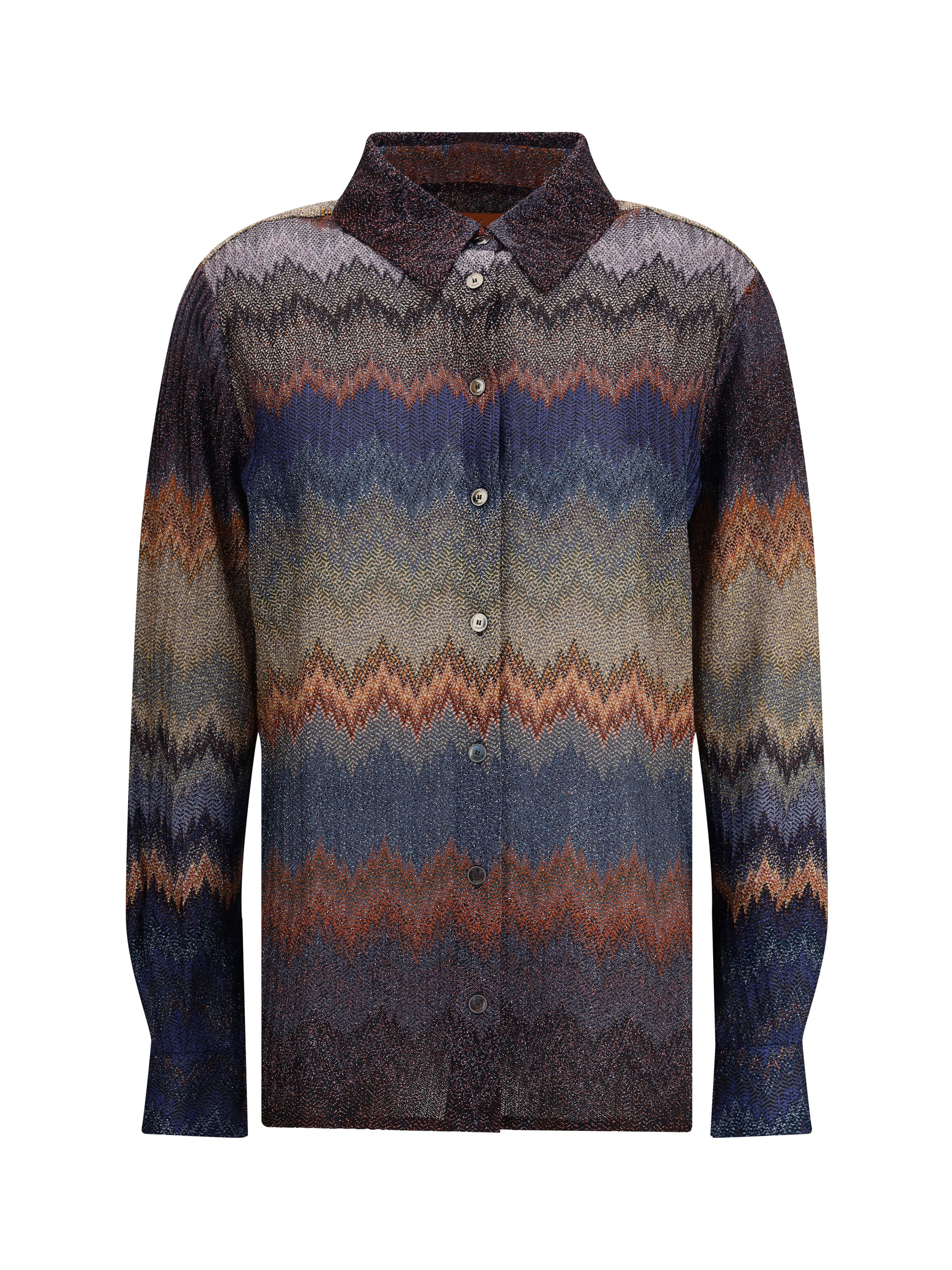 MISSONI 42 viscose snake pattern shirt