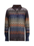 MISSONI 42 viscose snake pattern shirt