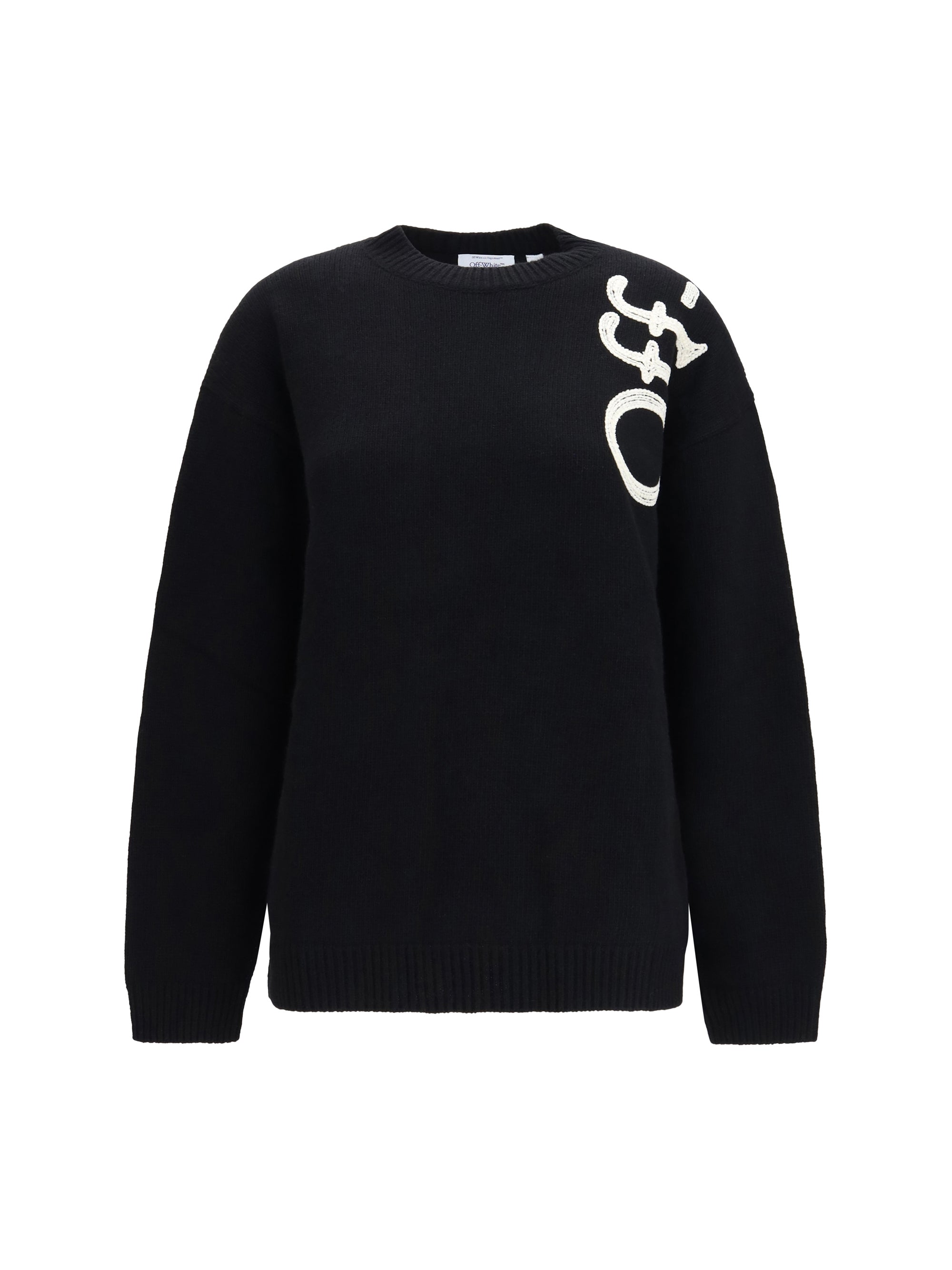 vertical bookish crewneck sweater