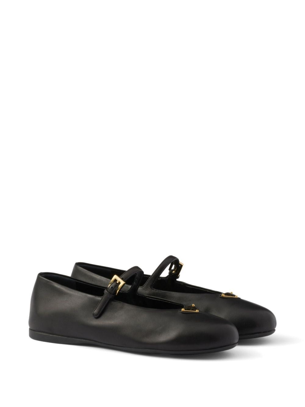 nappa leather ballerinas with strap