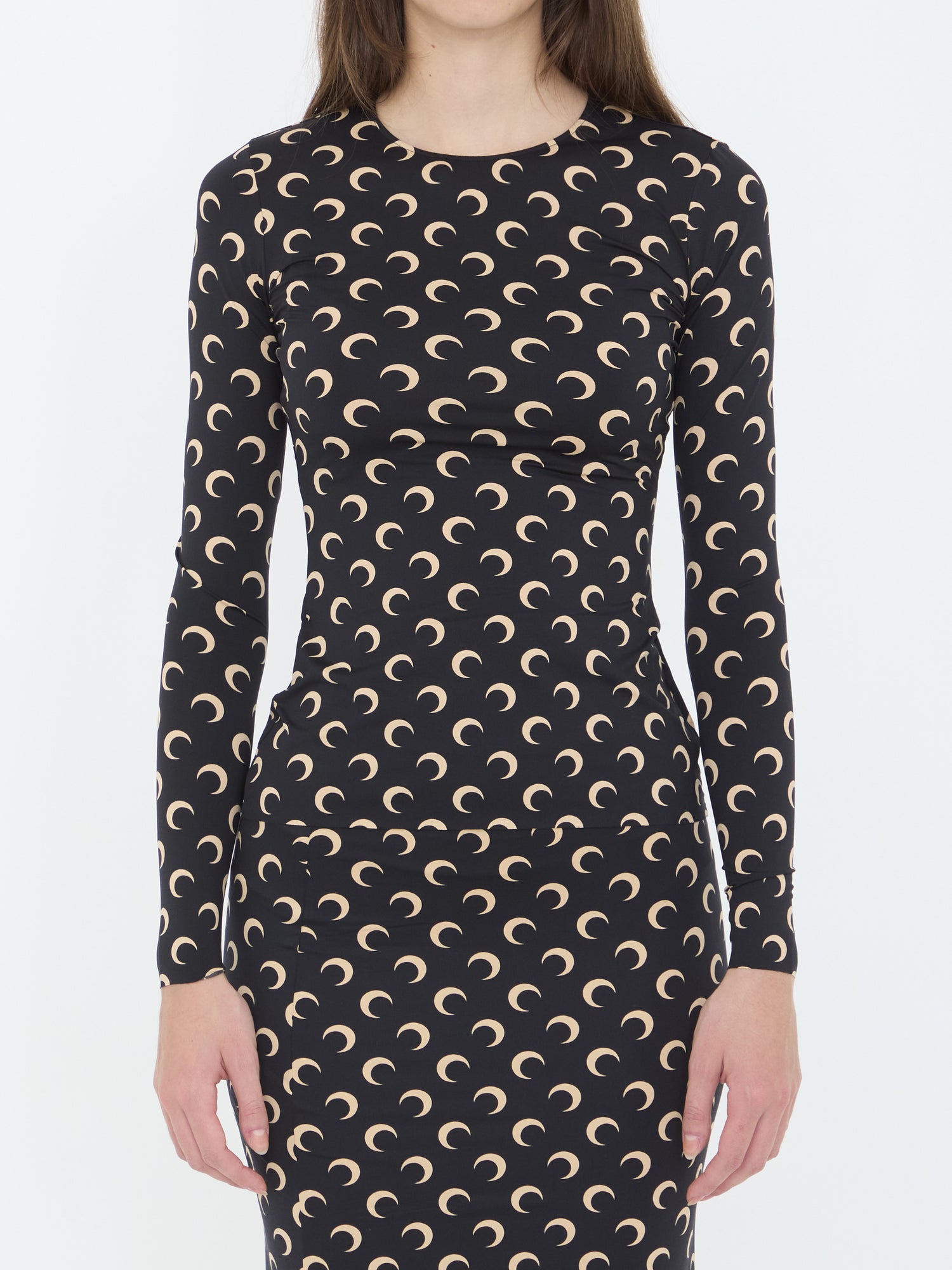 MARINE SERRE M moon jersey top 