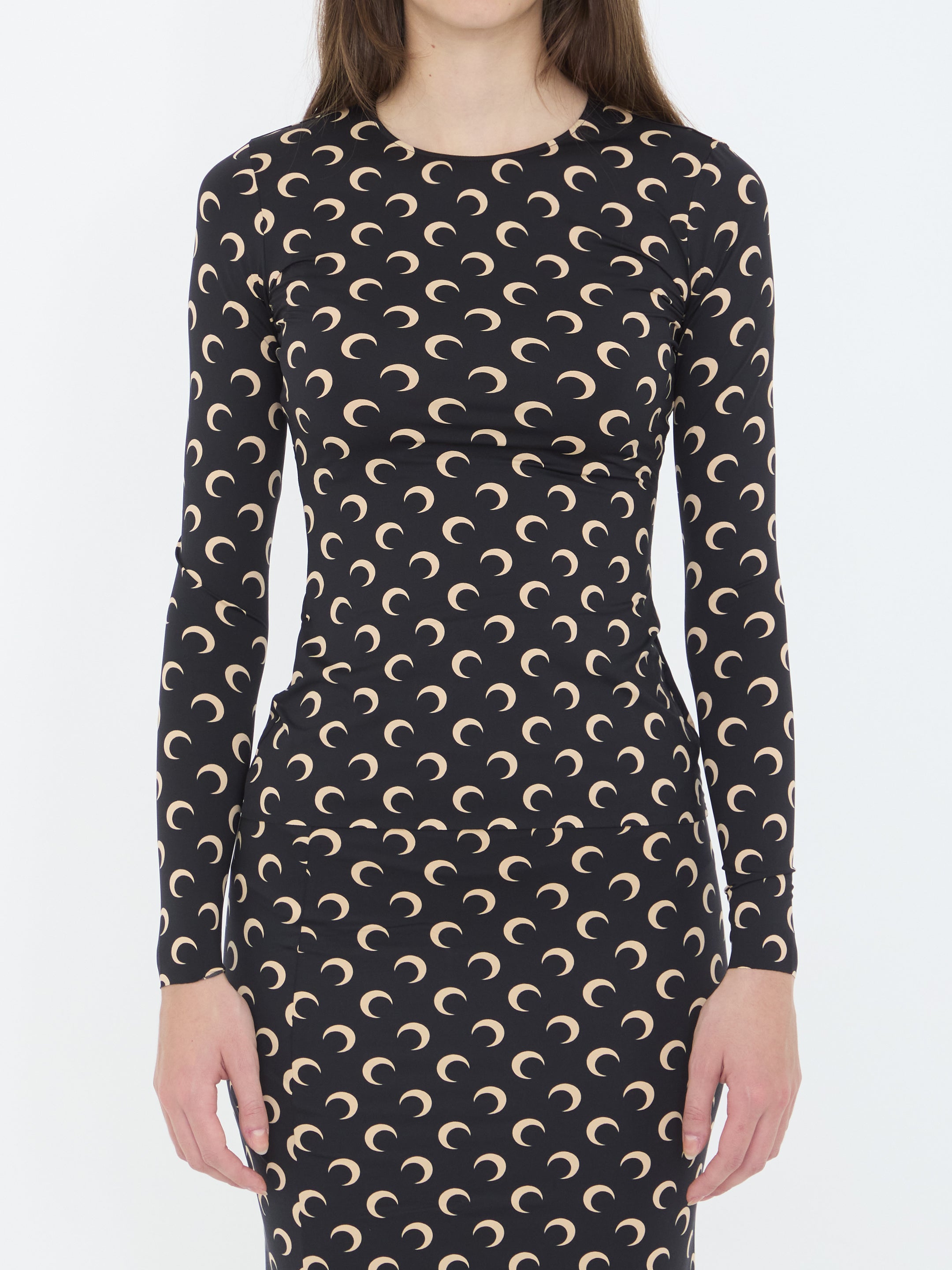 MARINE SERRE M moon jersey top 