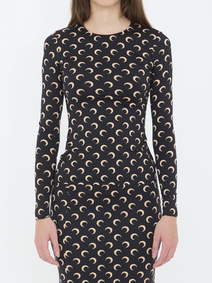 MARINE SERRE M moon jersey top 