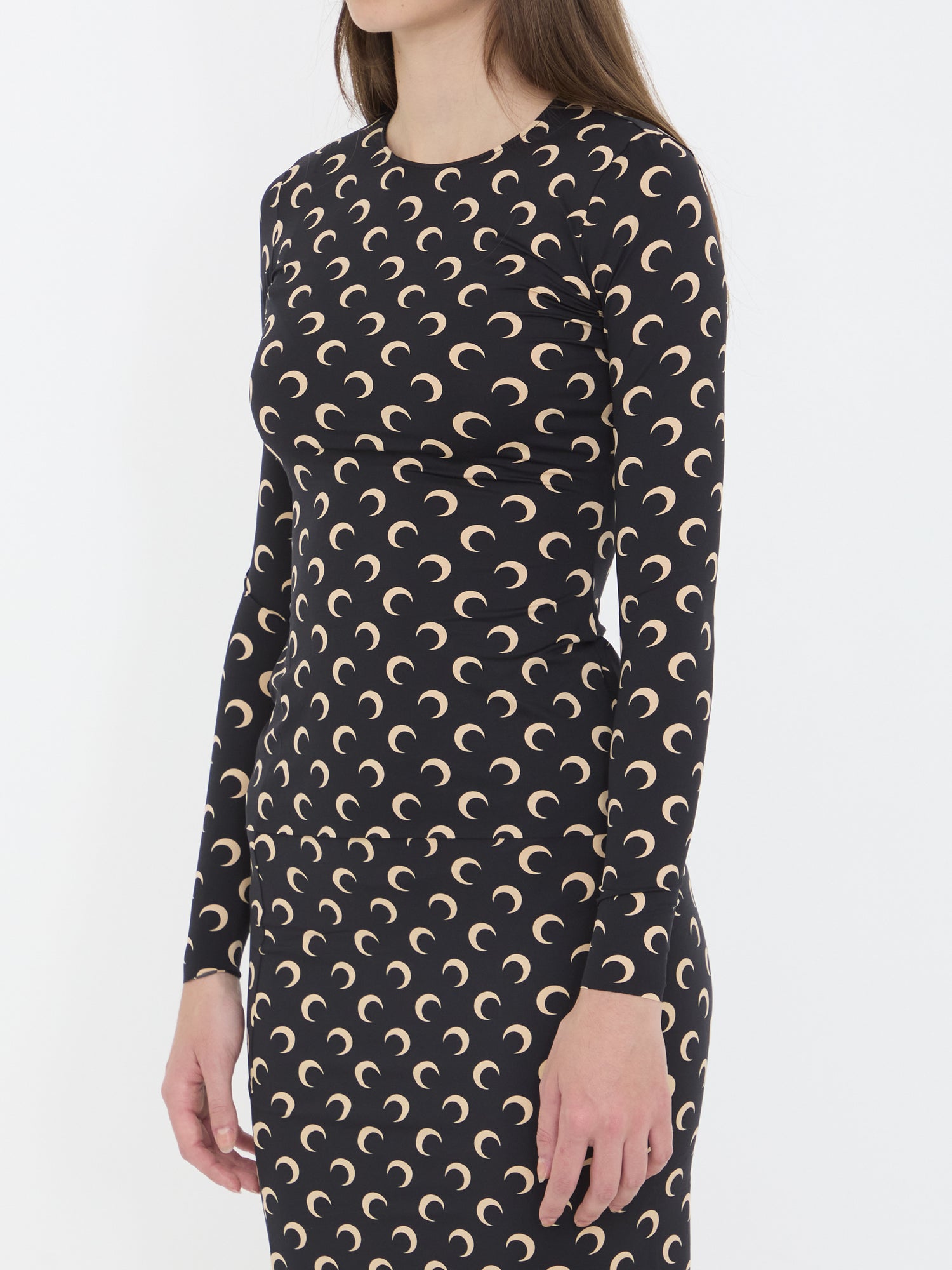 MARINE SERRE M moon jersey top 