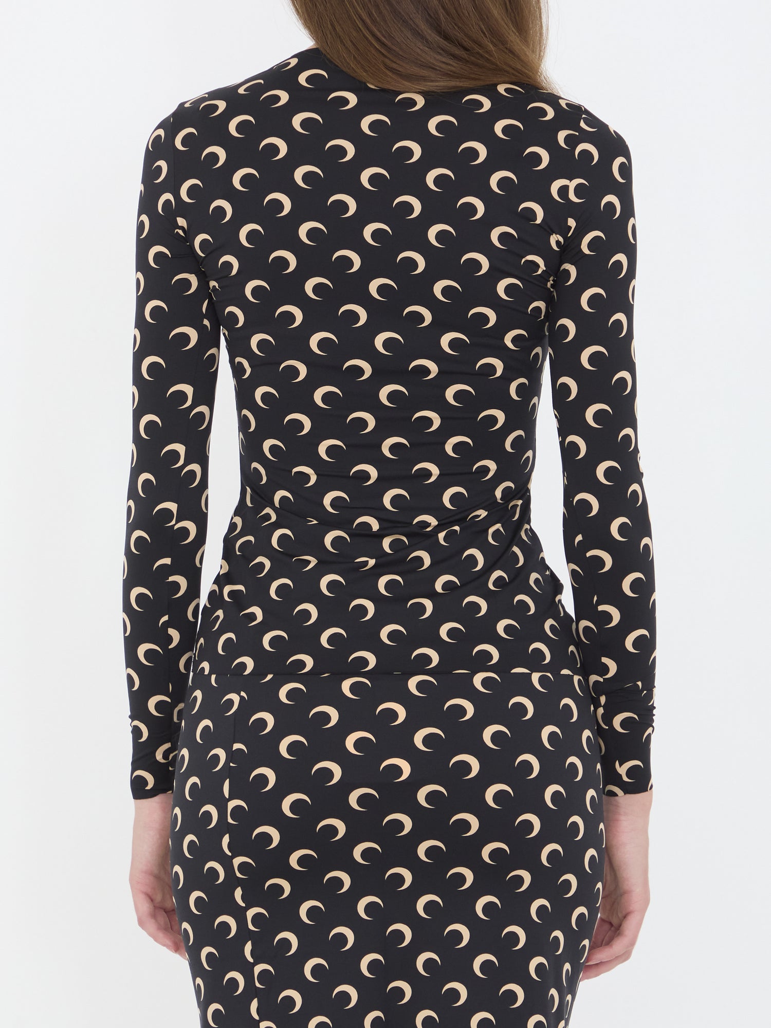 MARINE SERRE M moon jersey top 