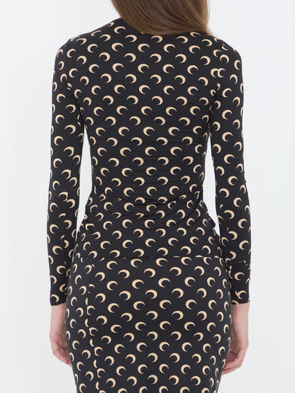 MARINE SERRE M moon jersey top 