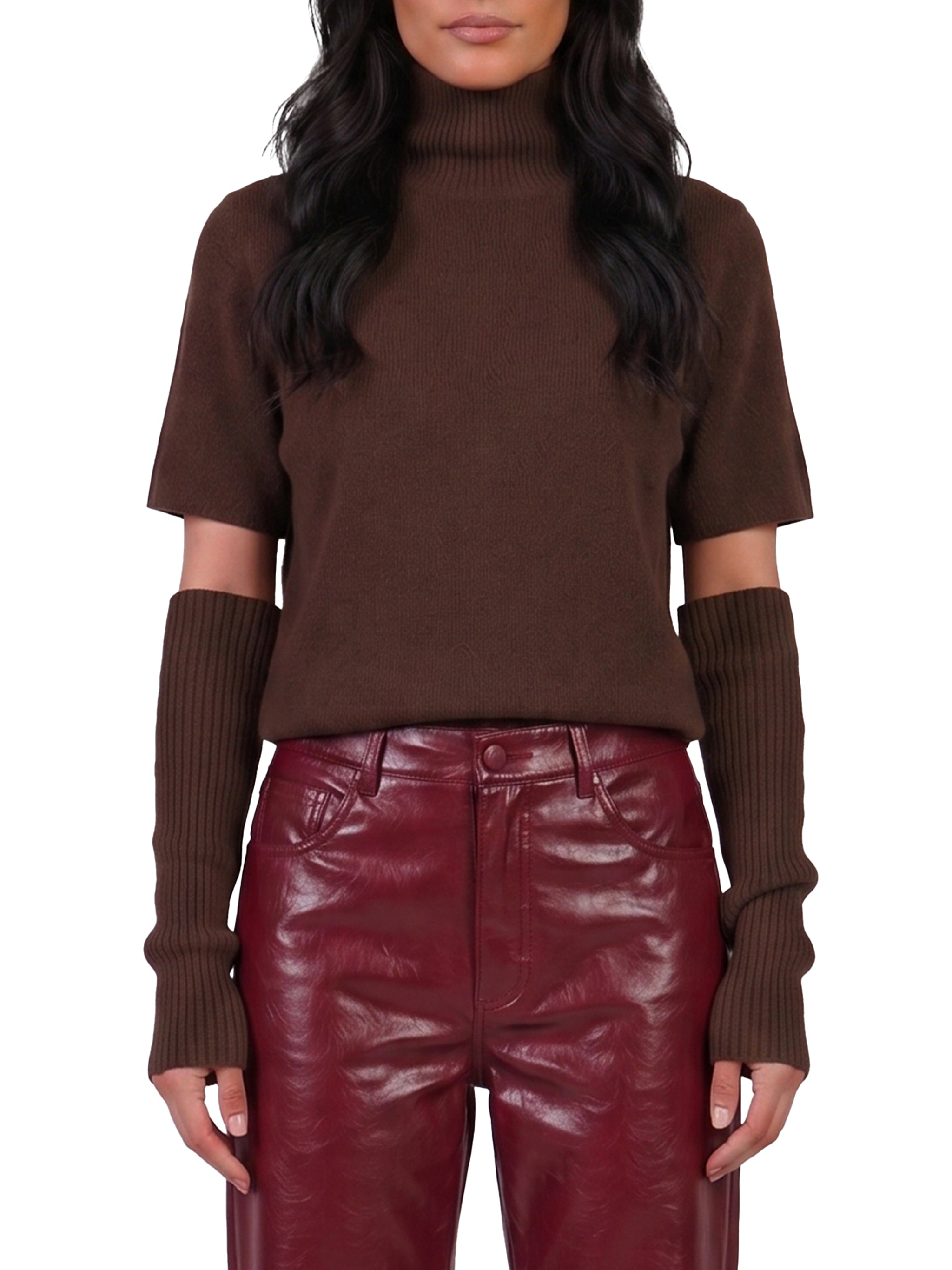 sleeve-top shirt