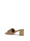 logoed sandals