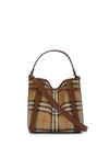 mini check bucket bag