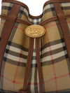 mini check bucket bag