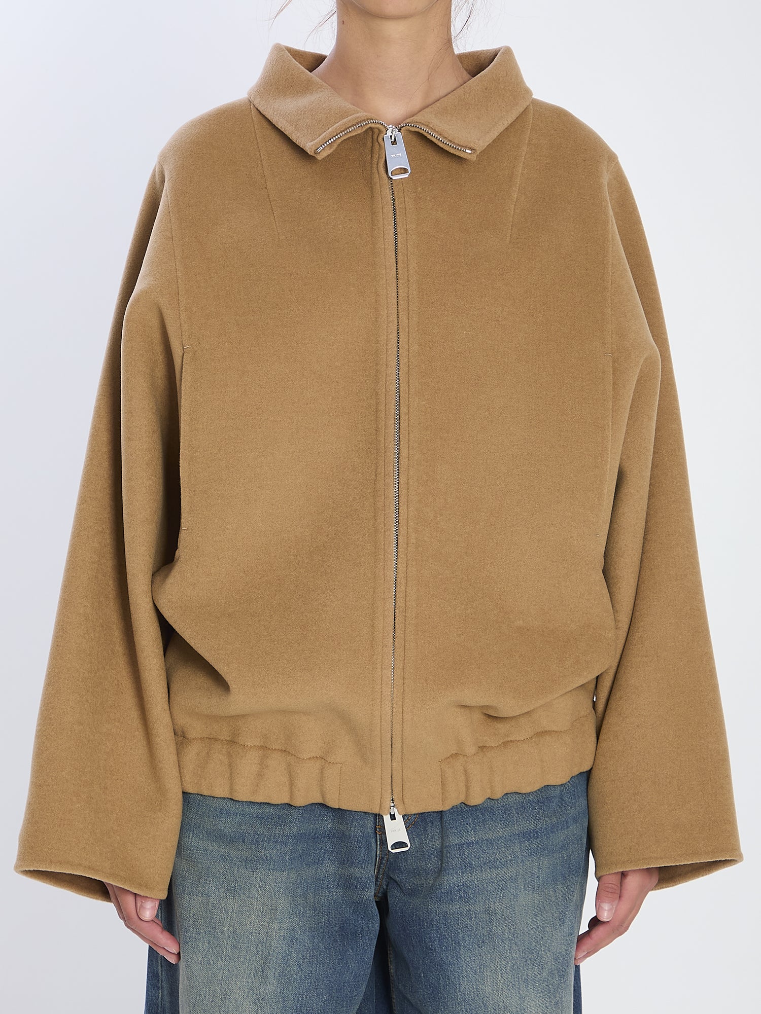 KHAITE S garret jacket in camel 