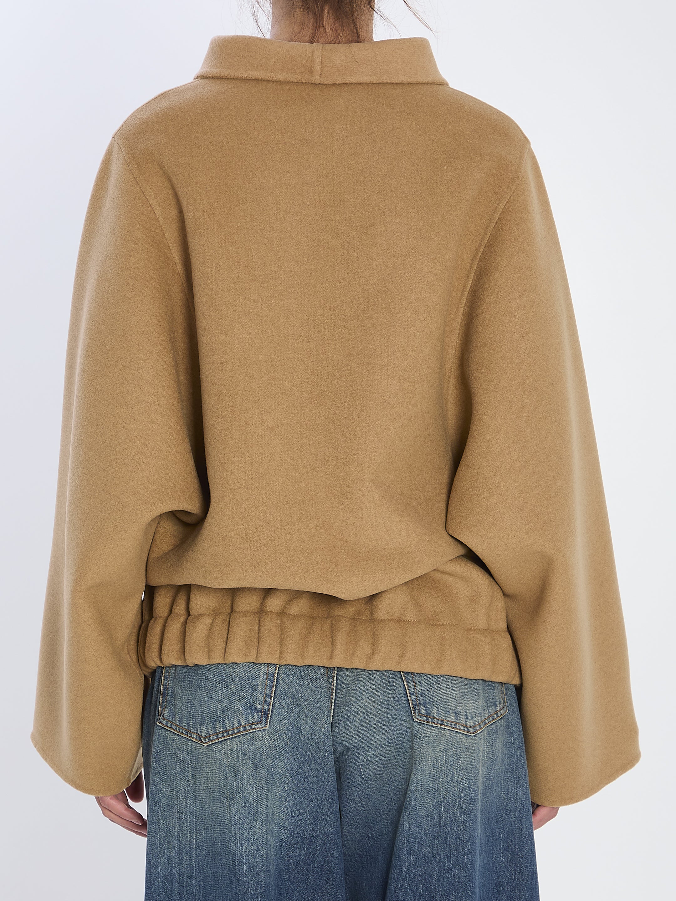 KHAITE S garret jacket in camel 