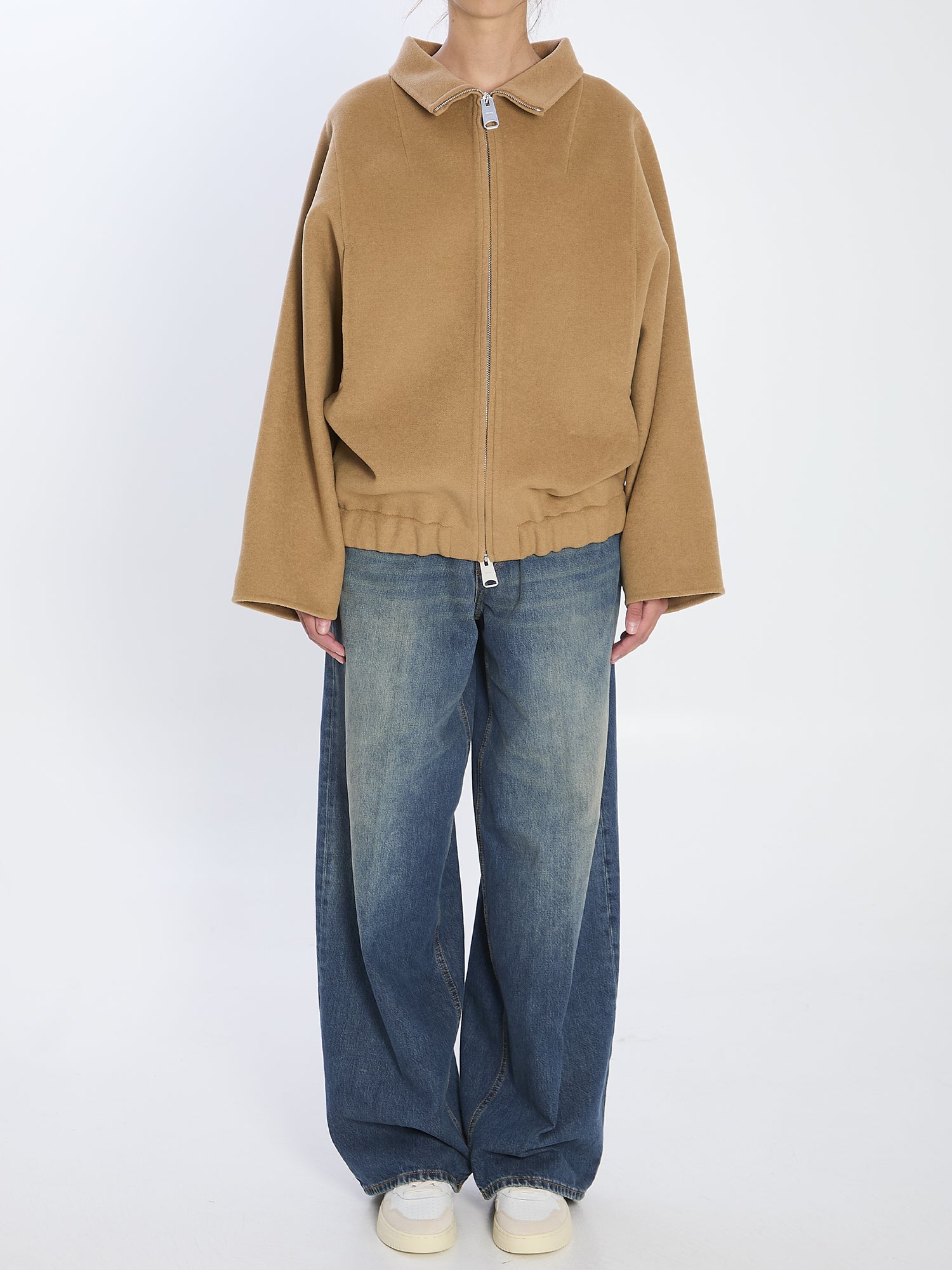 KHAITE S garret jacket in camel 