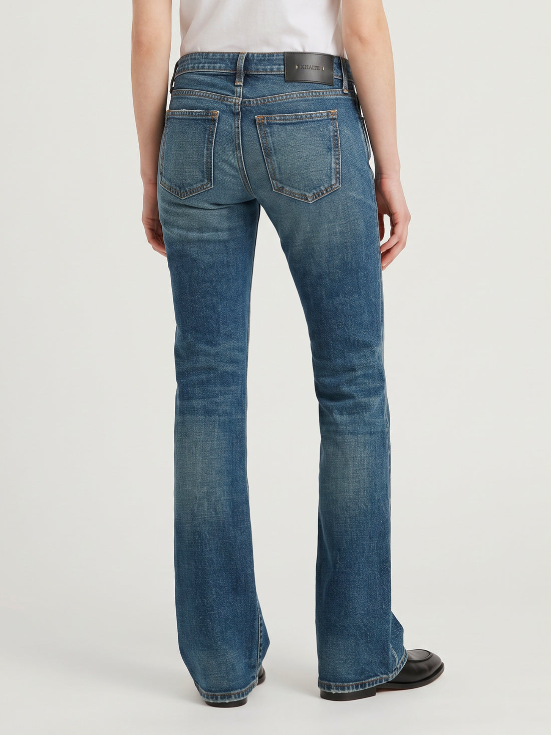 KHAITE 26 low-rise conforti  jeans
