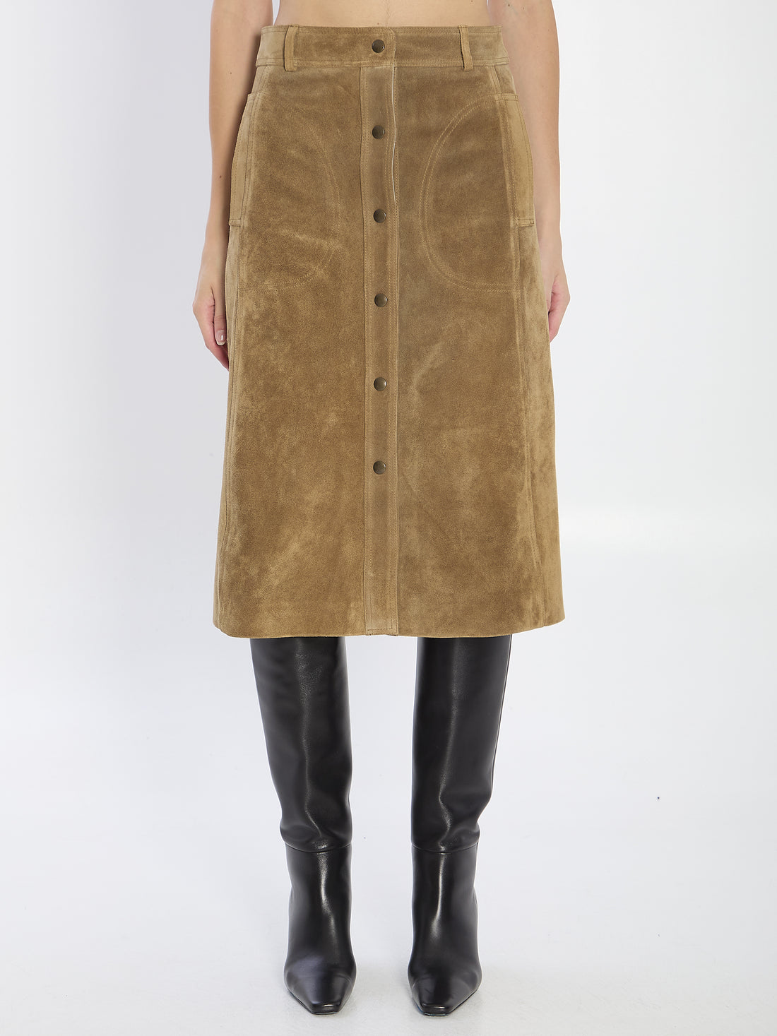ARMA 34 elen suede skirt 
