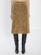 ARMA 34 elen suede skirt 