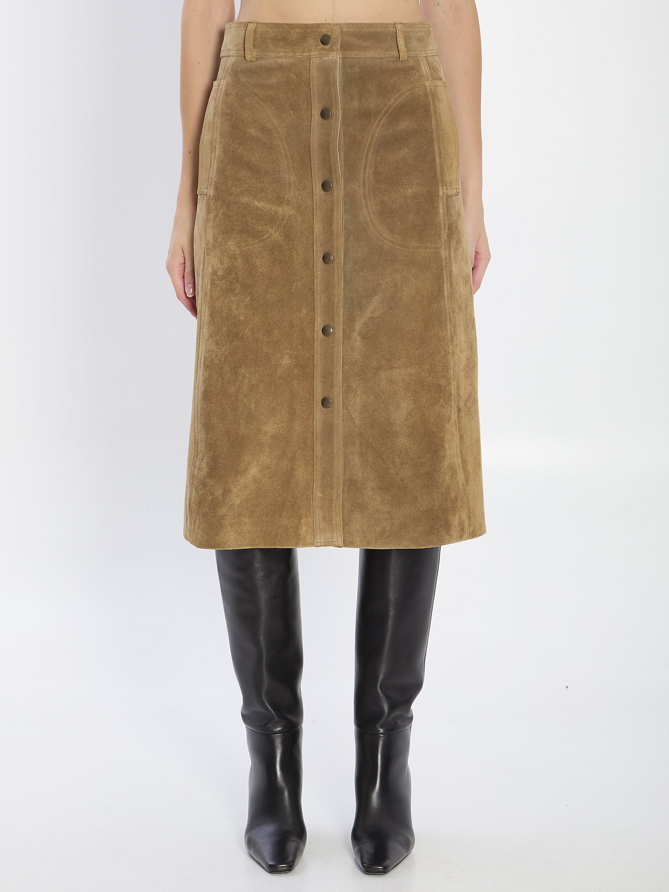ARMA 34 elen suede skirt 