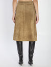 elen suede skirt