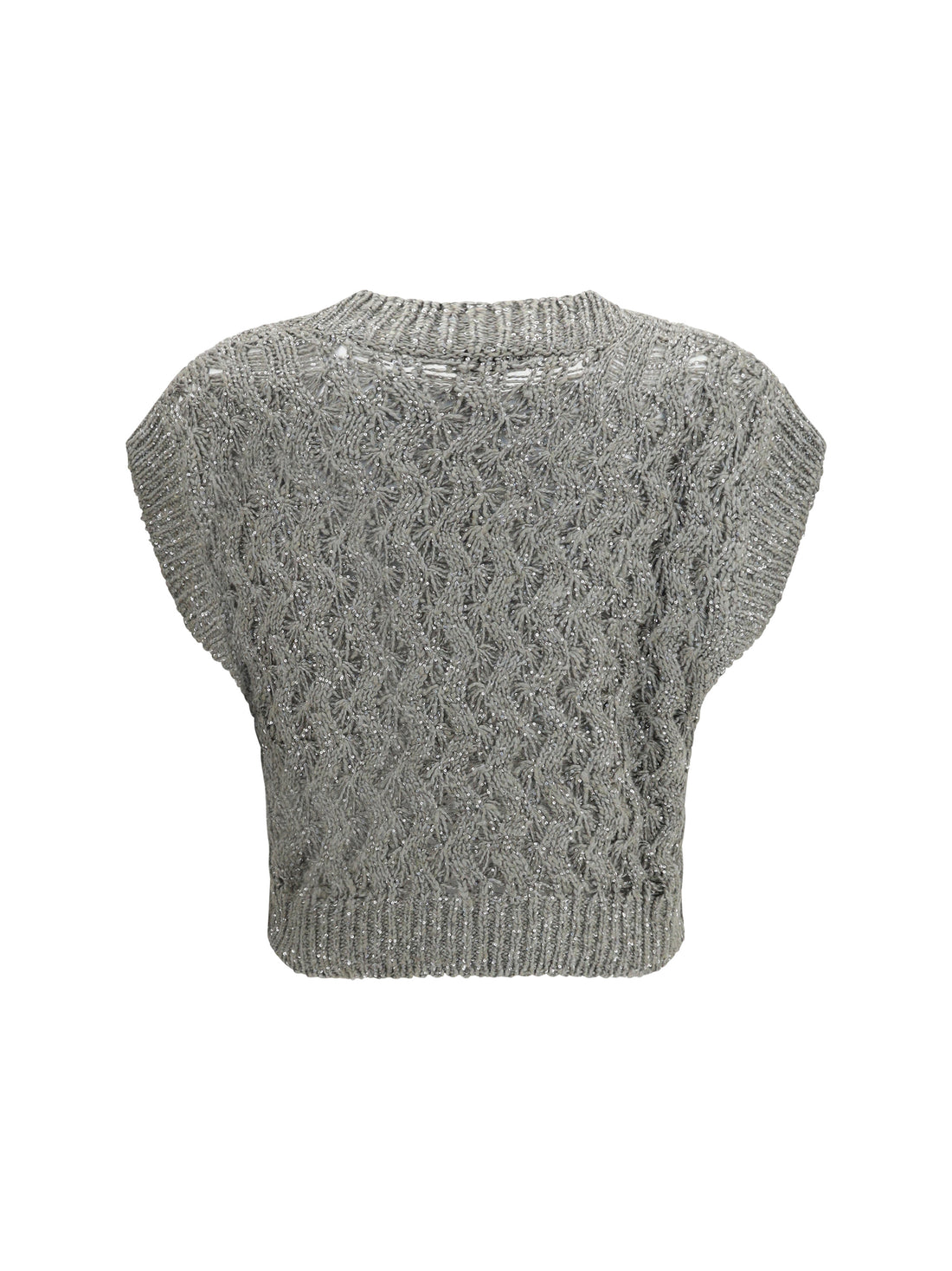 BRUNELLO CUCINELLI L silk blend sequined vest