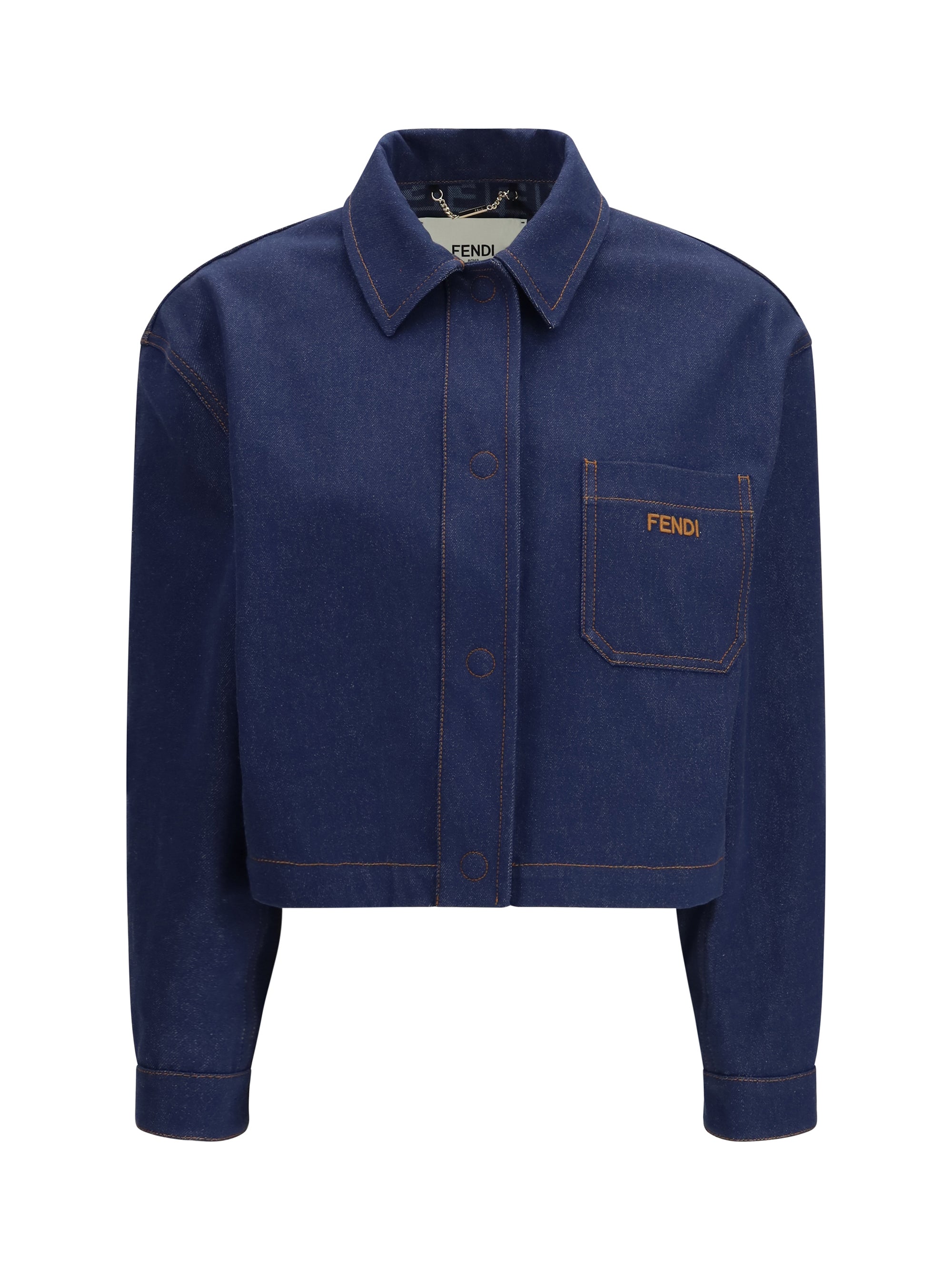 cropped denim jacket