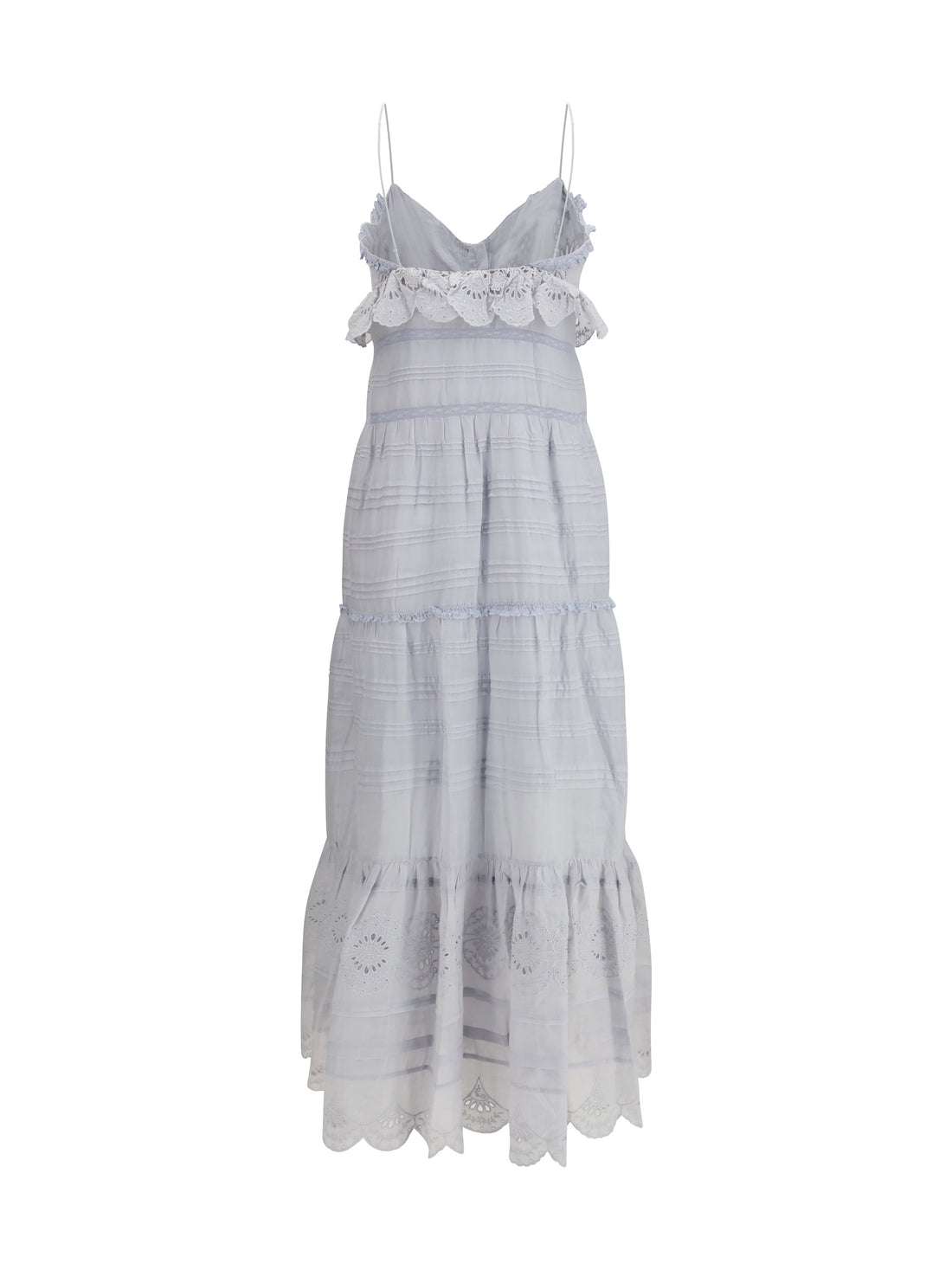 MARANT ETOILE 36 paule long ruffled dress