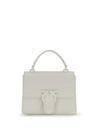 shiny leather love one top mini handbag