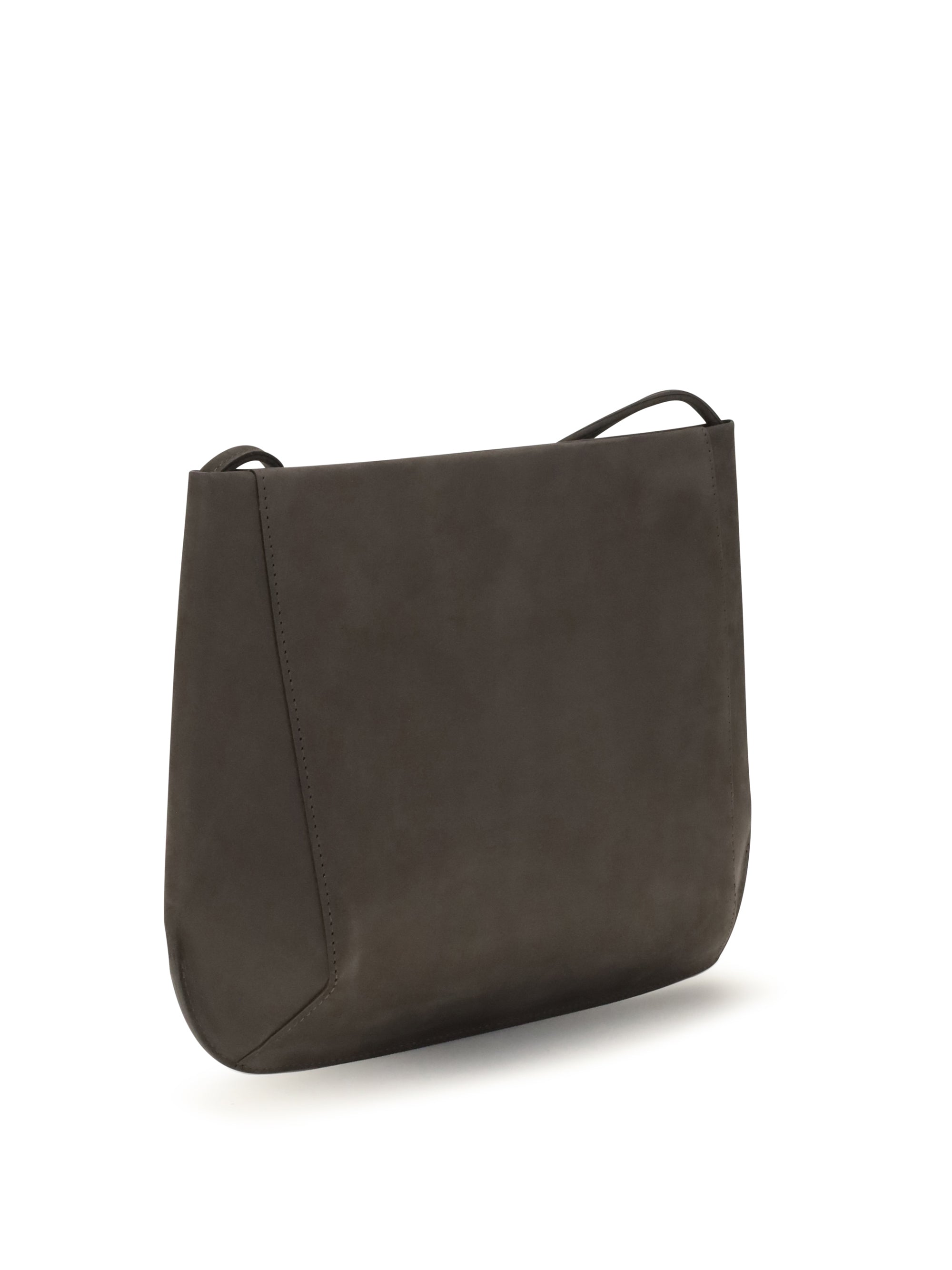 loge brushed leather crossbody bag