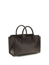 small antigona catchall glossy grained leather handbag