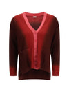 ombré cardigan with pockets