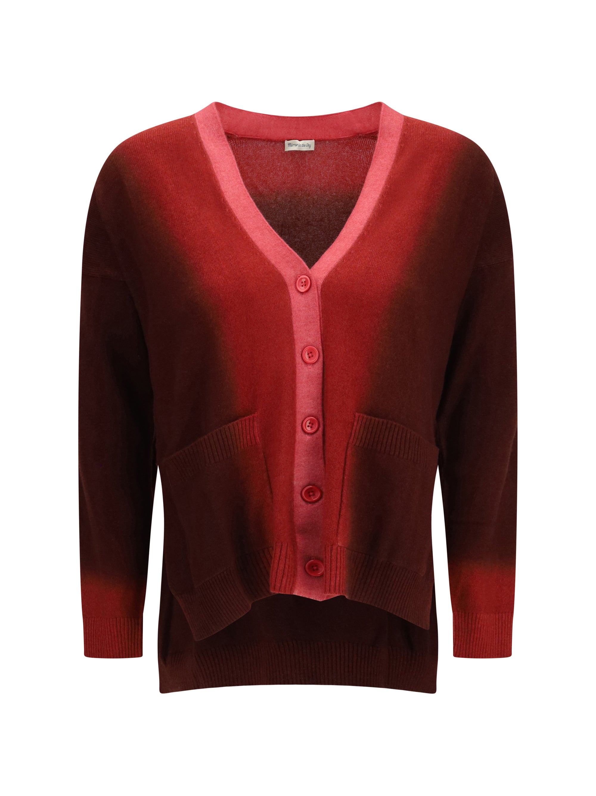 ombré cardigan with pockets
