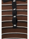 striped wool polo dress