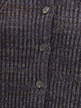 PRADA 38 crew neck sweater with button closure